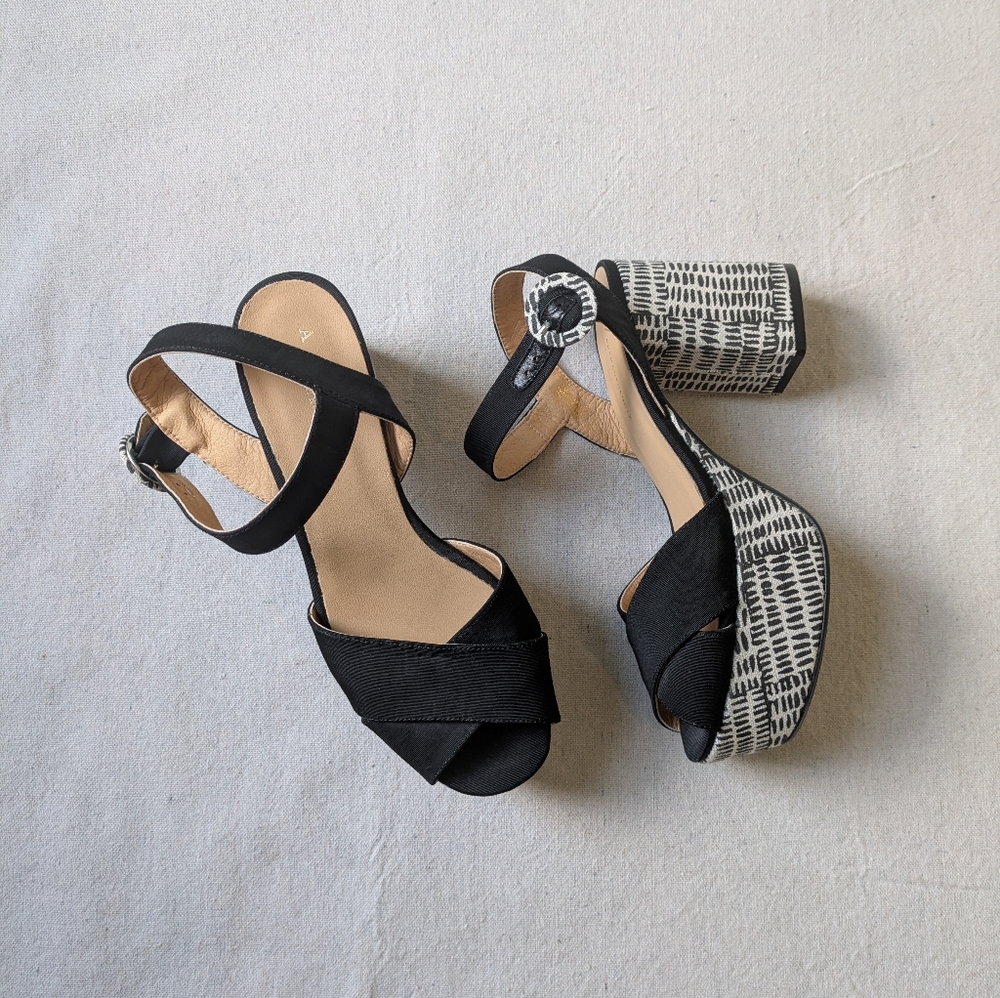 Anthropologie Platform Sandals
